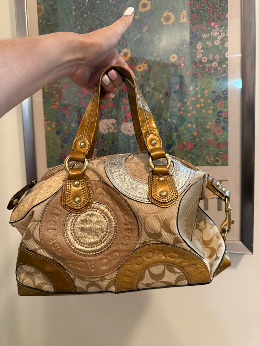 Coach Patchwork Satchel